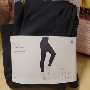 A New Day Black Ponte Leggings